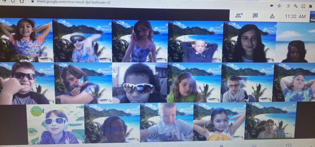 giftedsparkler's tweet photo. Ss are loving this #endoftheyearcountdown! Each balloon contains a special reward or theme day. Can you guess today’s theme? #gordonpatriotpride #oneccps #beachday #virtualearningfun #celebratinganawesomeyearin2nd #googlemeetbackgrounds https://t.co/3YGGm5D5gV