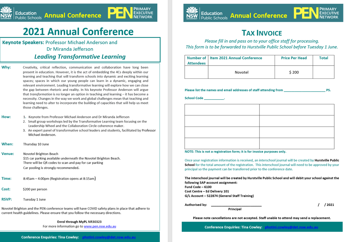 PENConference's tweet photo. Are you a change leader? Are you ready to leap beyond the conventional notions of leadership? Come along to our Leading Transformative Learning Conference. Get in quickly. Places filling fast. @profcreate @photini_c @AndrewFielding8 @NicoleMc1920 #PENCON21 https://t.co/vWLJoouqed
