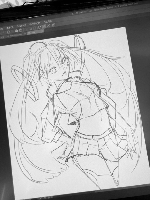 みくちゃん落書きした 