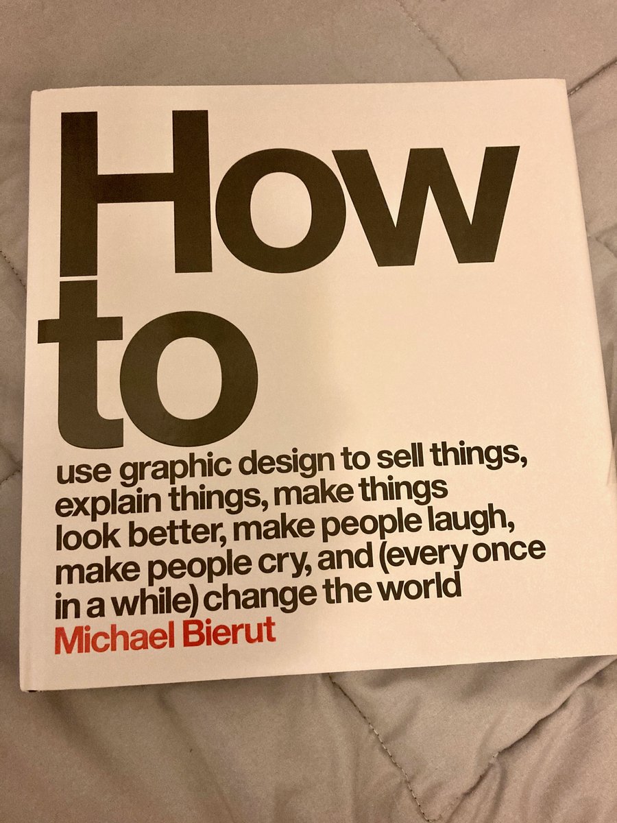 PeterMoDavis's tweet image. I wanted to start getting a better understanding of UX/UI design and got this amazing-looking (and written) book by Michael Bierut.  I'm starting with the basics of design. Does anyone have other suggestions? 🧑‍🎨 🎨
#design #graphicdesign #ux #ui #javascript #css3 #reactjs