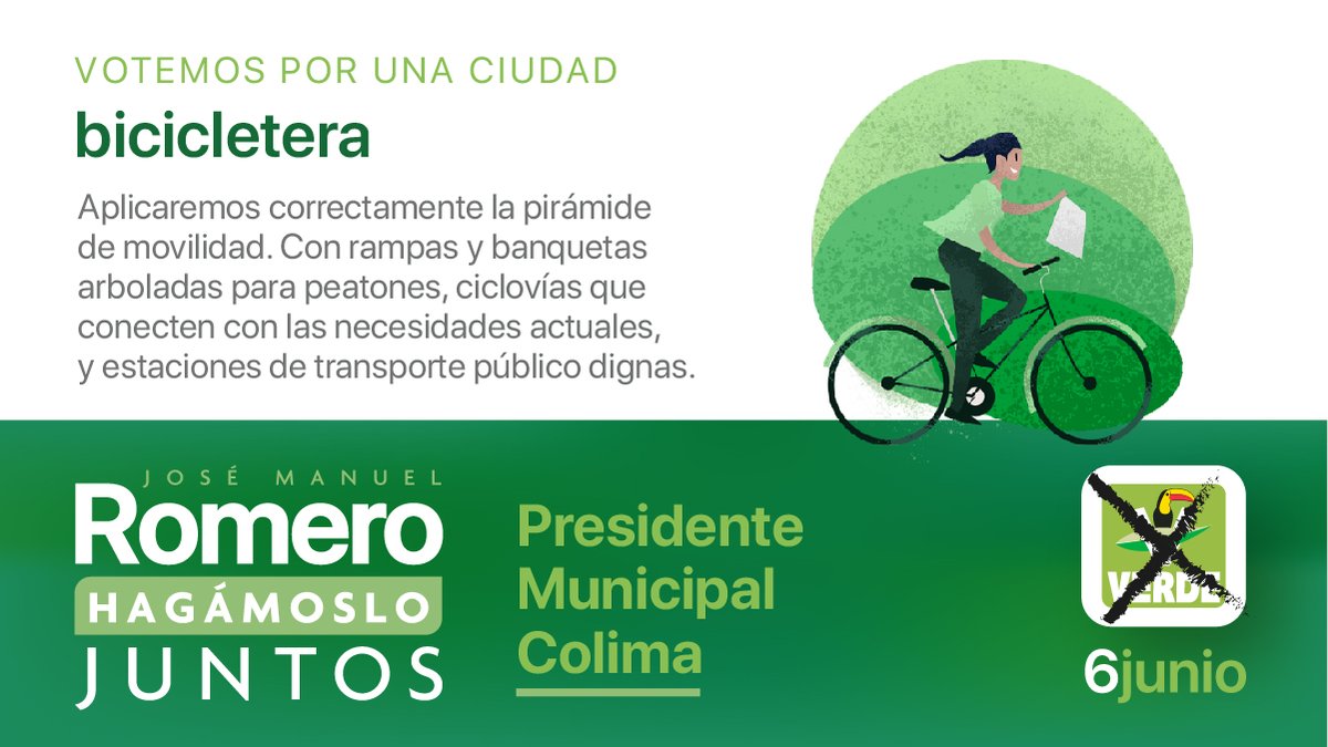 RomeroCoello's tweet photo. Trabajemos en equipo y potencialicemos a nuestra región, haciendo de ella una verdadera ciudad verde. ¡Hagásmolo juntos, hagámoslo votando! .
#HagámosloJuntos #ColimaCapitalVerde https://t.co/a6n0ll1bjj