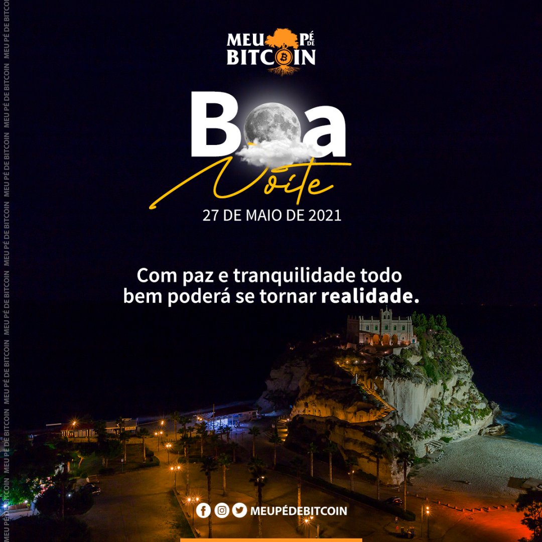 meupedebitcoin's tweet photo. Essa semana foi incrível! 🌙✨

Esperamos que o dia tenha sido de muitas realizações e pensamentos positivos, que essa sensação de paz embale um bom descanso.

#SempreoMelhorAssunto #2021 #BitcoinNoMundo #foco #MeuPedeBitcoin #MeuPedeBitcoinPay #potencializadorcrypto https://t.co/zxdnUjIxrj