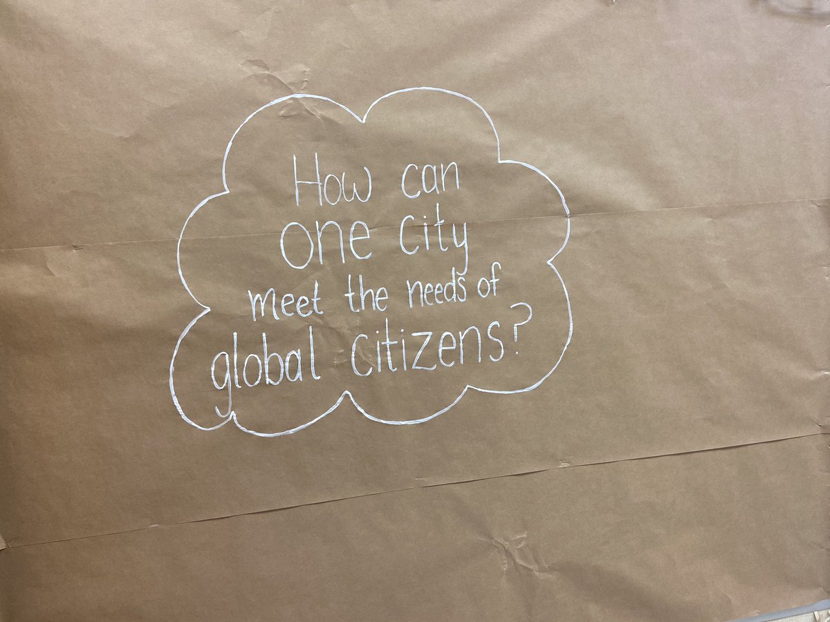 TiennaChang's tweet photo. Can my 3s tackle this big inquiry question? Months of thinking about how this cross curricular unit will take shape is finally happening! https://t.co/0plJD4Rp5N