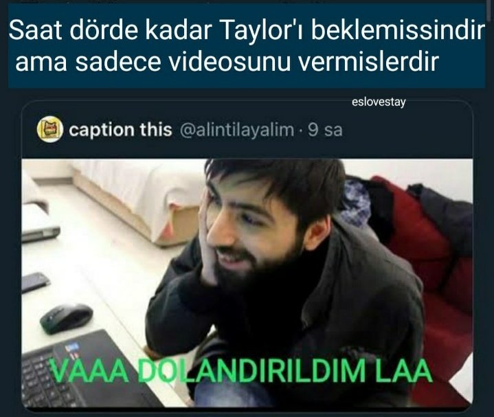 Essra_13's tweet photo. Modum ektedir herkese iyi sabahlar tşk
#taylorswift #iHeartAwards2021 #iheartawards https://t.co/e5q4N1RI3X