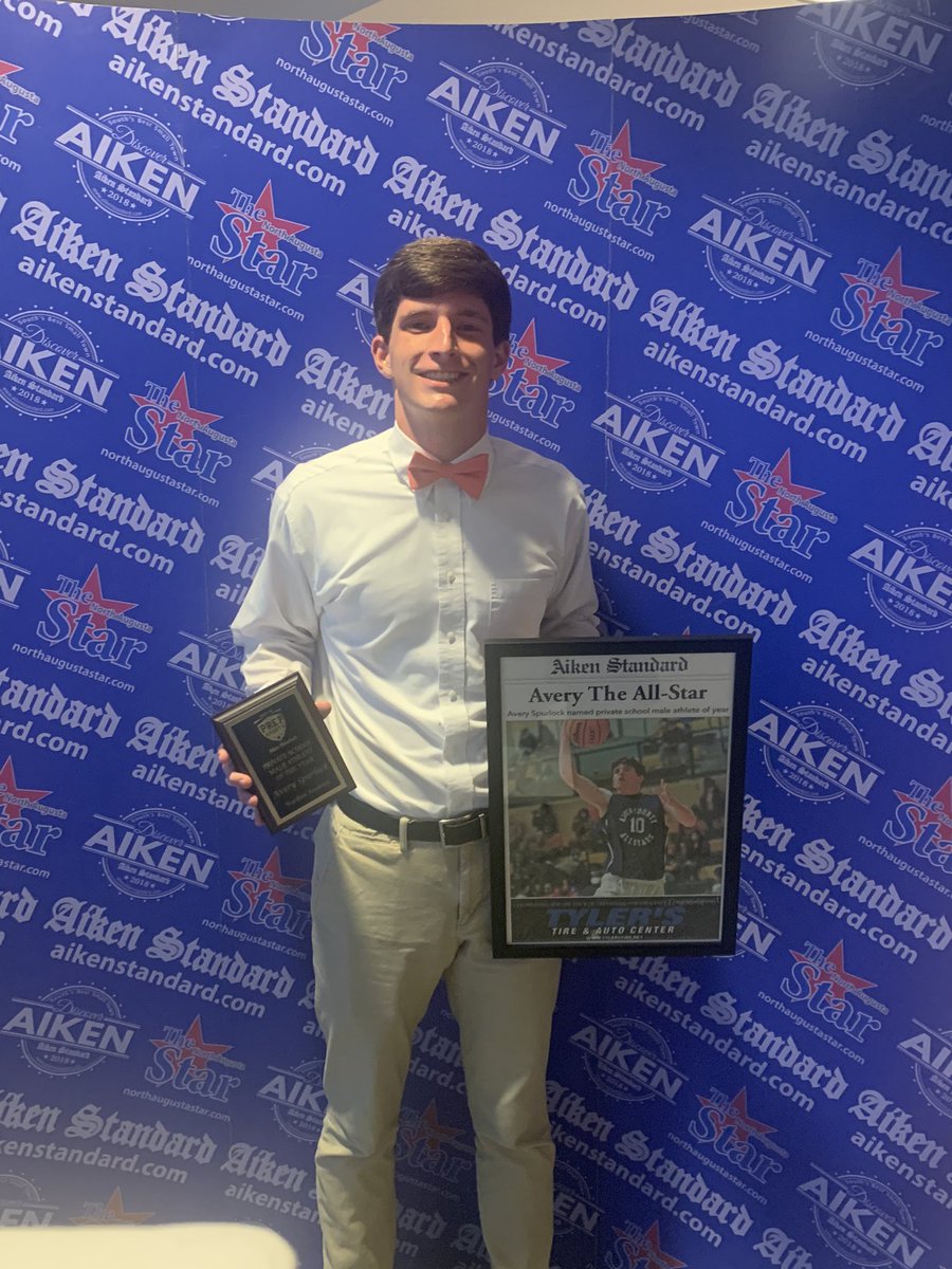wardlawbball's tweet photo. Congratulations to 2021 G Avery Spurlock @spurlock_avery for being named the Aiken Standard Prep Sports Private School Male Athlete of the Year! https://t.co/d7HSyoUBAI