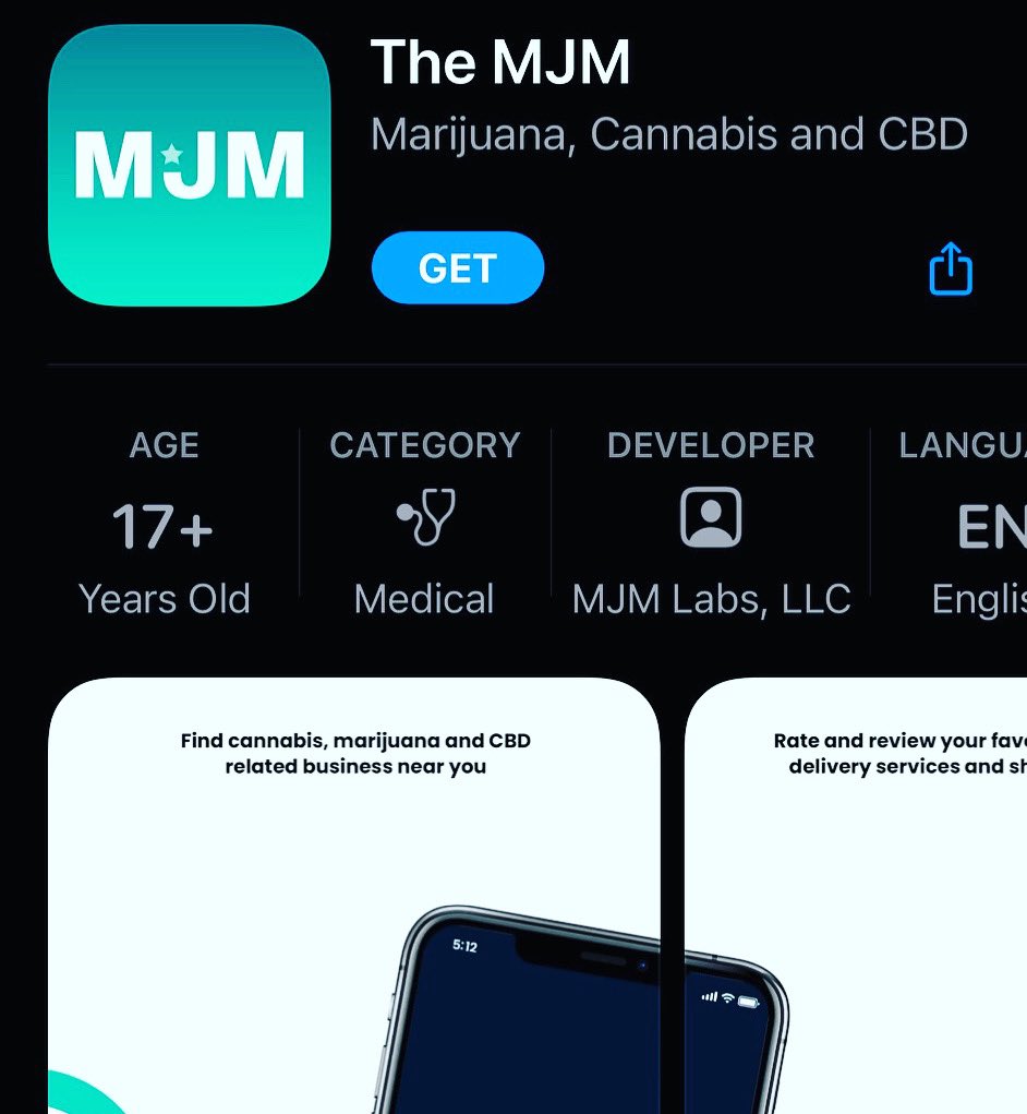 JasonJohnsonRox's tweet photo. Welcome to @themjm_ , the newest, most innovative app on the scene for all cannabis and CBD business. Download today and see for yourself! https://t.co/HTxypVOaV1