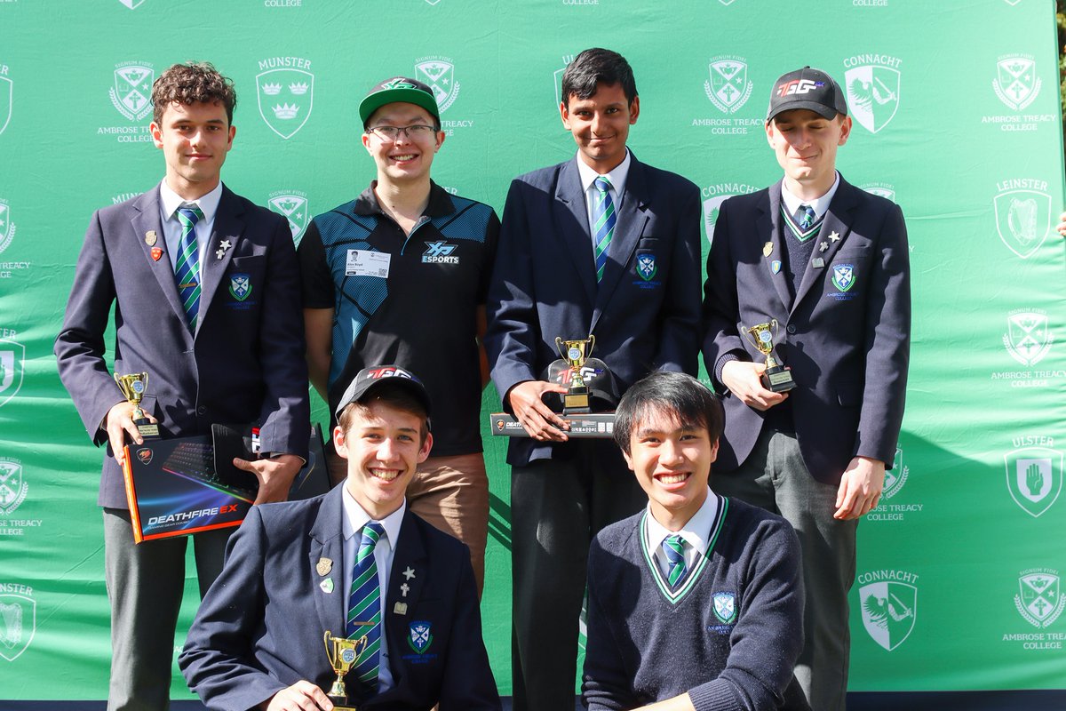 OzEsportsGaming's tweet photo. XP Esports Australia were excited to present Season 1/2021 @XPHSL National Champions Ambrose Treacy College Indooroopilly with their prizes and trophies on what was a fantastic season.

Thankyou to all players and staff! 🏆

#xphsl #xpesports #education #esports #rocketleague https://t.co/7j85a9xtg1