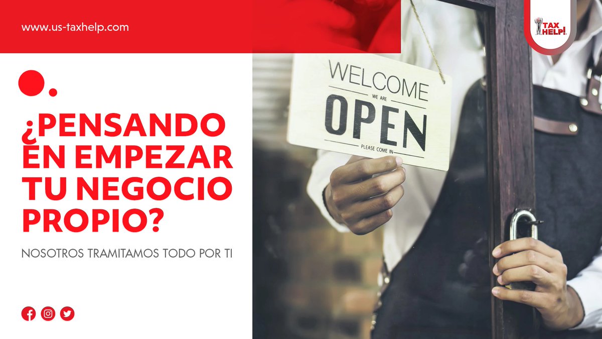 TaxHelpsUs's tweet photo. Tax Help! ✅🏪🏬
INCORPORACIÓN DE NEGOCIO EN EE.UU.
☎️ Llámanos ahora: 919-925-3600
#TaxHelp #Taxes #NewBusiness #NuevoNegocio #Tramitaciones #IncorporacionDeNegocio #RegistroDeNegocio #NegocioNuevo #ServicioDeIncorporacionDeNegocio #EmprendeTuPropioNegocio #TuNegocioPropio https://t.co/ftbqpZSkdT