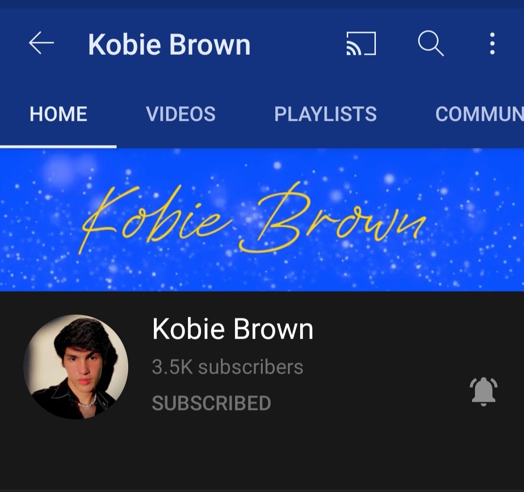 WELCOME TO HIS WORLD! 💛

Kobie Brown's teaser
🔗youtu.be/kgFi46N7kd0

Day in the life | Quarantine Edition
🔗youtu.be/ByKH25C1ipc

Mother's Day Prank
🔗youtu.be/s9aqUYvmGsY

Don't forget to ✨SUBSCRIBE✨

#KobieBrown | Kobie Brown 
<a href="/kobierbrown/">kobie brown</a>

youtube.com/channel/UCDMeK…