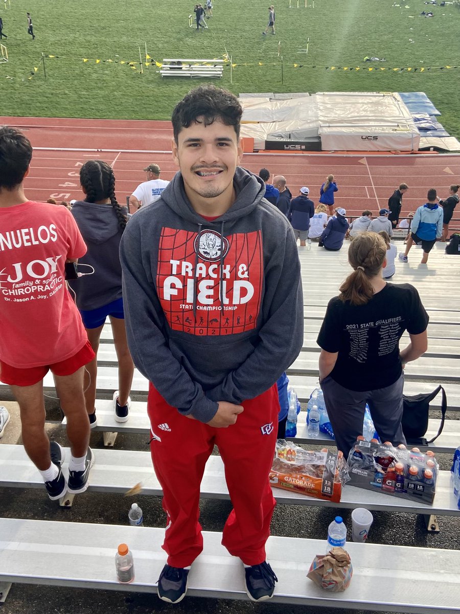 Moses Aguilar 15th place finish Triple Jump 38’08”.25👏
