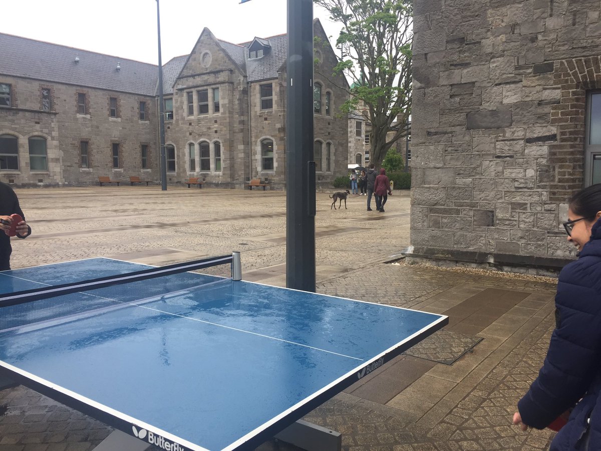 sumitnarangIn's tweet photo. ping pong today, yes it was raining https://t.co/i6dP8q3j2w