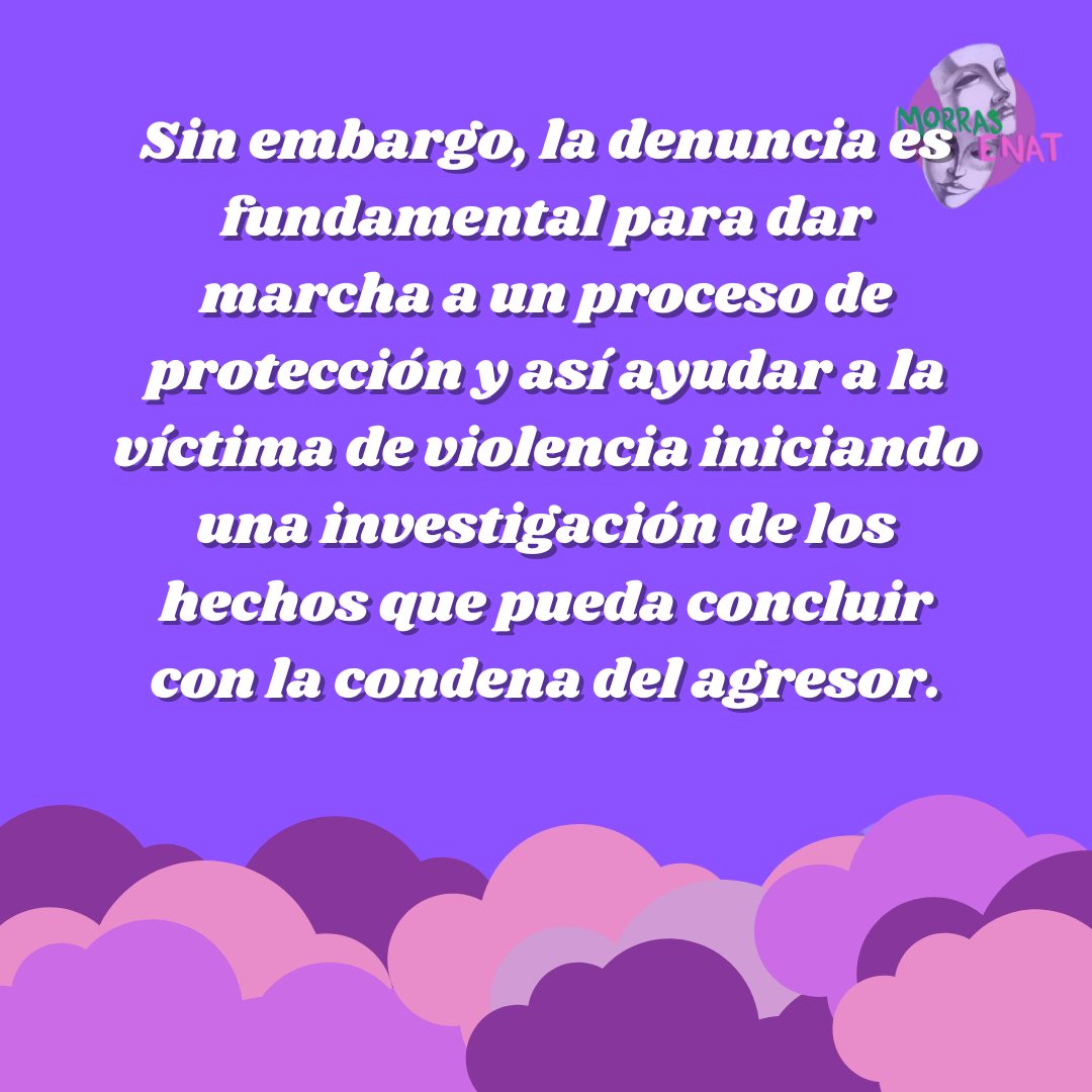 morras_enat's tweet photo. Denunciar a tu agresor no es un delito, es un acto de valentía. 💜
#MorrasENAT #NoMásViolencia #FueraAgresoresDeLaENAT https://t.co/ssbDO4bqVz
