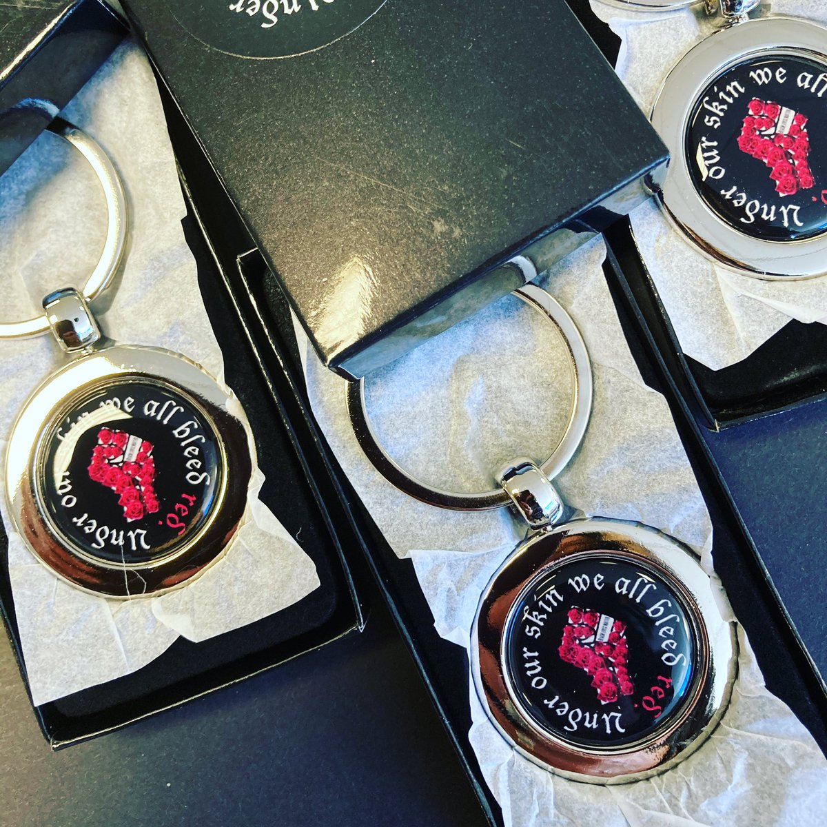 hopecopthall's tweet photo. Key chain delivery day! Don’t they look beautiful in their presentation boxes🙌 https://t.co/R0EIyHXyKC
