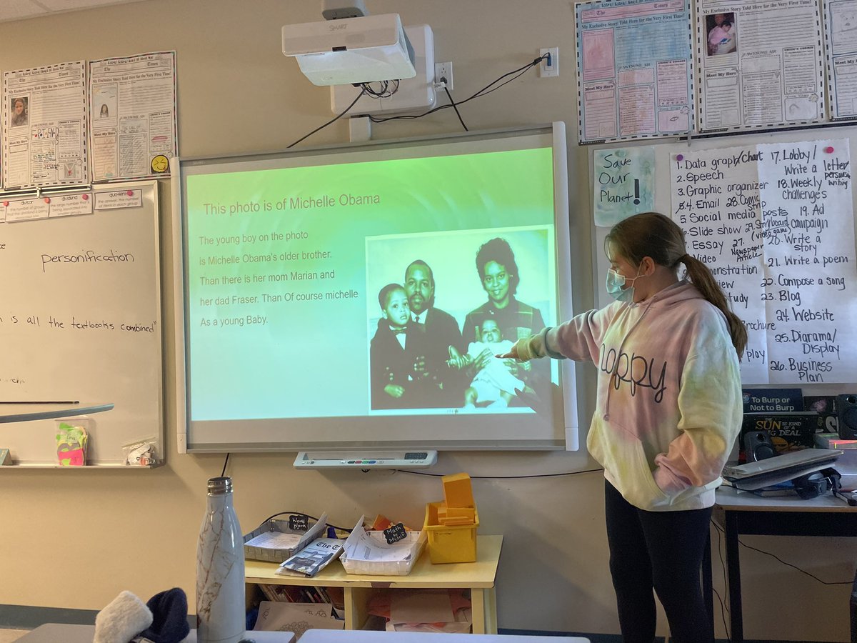 MissMPelley's tweet photo. May #bookreports are pretty awesome so far!! #Grade6 @SFOAschool @NLESDLit https://t.co/wHHDxRRk9K