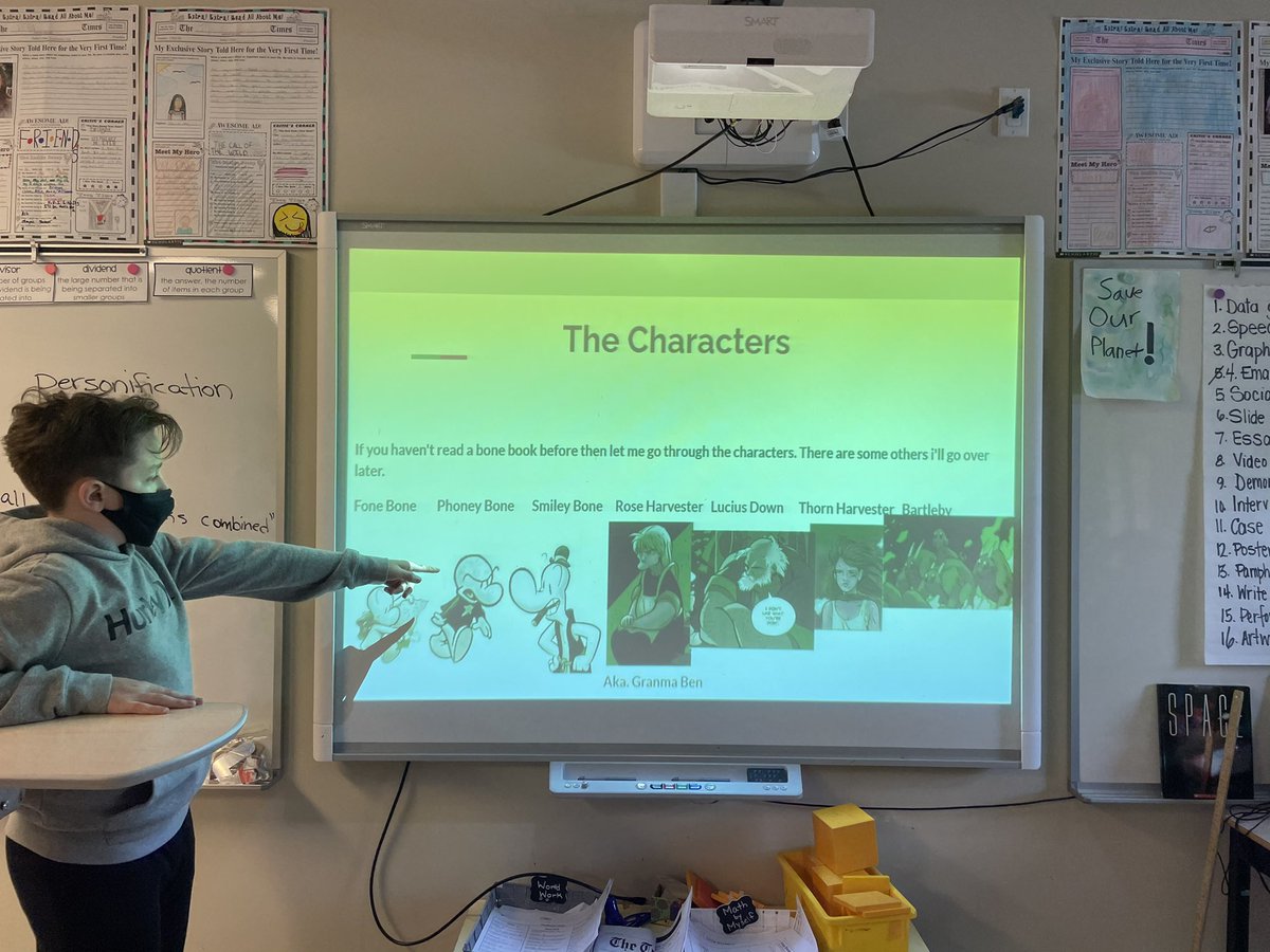 MissMPelley's tweet photo. May #bookreports are pretty awesome so far!! #Grade6 @SFOAschool @NLESDLit https://t.co/wHHDxRRk9K