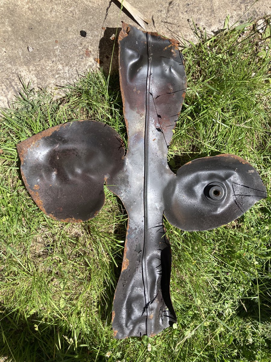 EXPERTIGNIS's tweet image. Vu aujourd’hui en expertise: vestiges d’une bouteille de gaz. 🔥💣