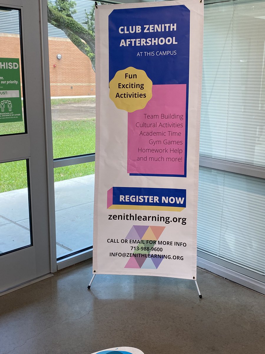 ZenithJon's tweet photo. @garden_hisd allows @ZenithKidsTX to advertise in their main lobby. Thank you for your partnership! #welovewhatwedo 😊😊😊 https://t.co/cAxWNtelCr