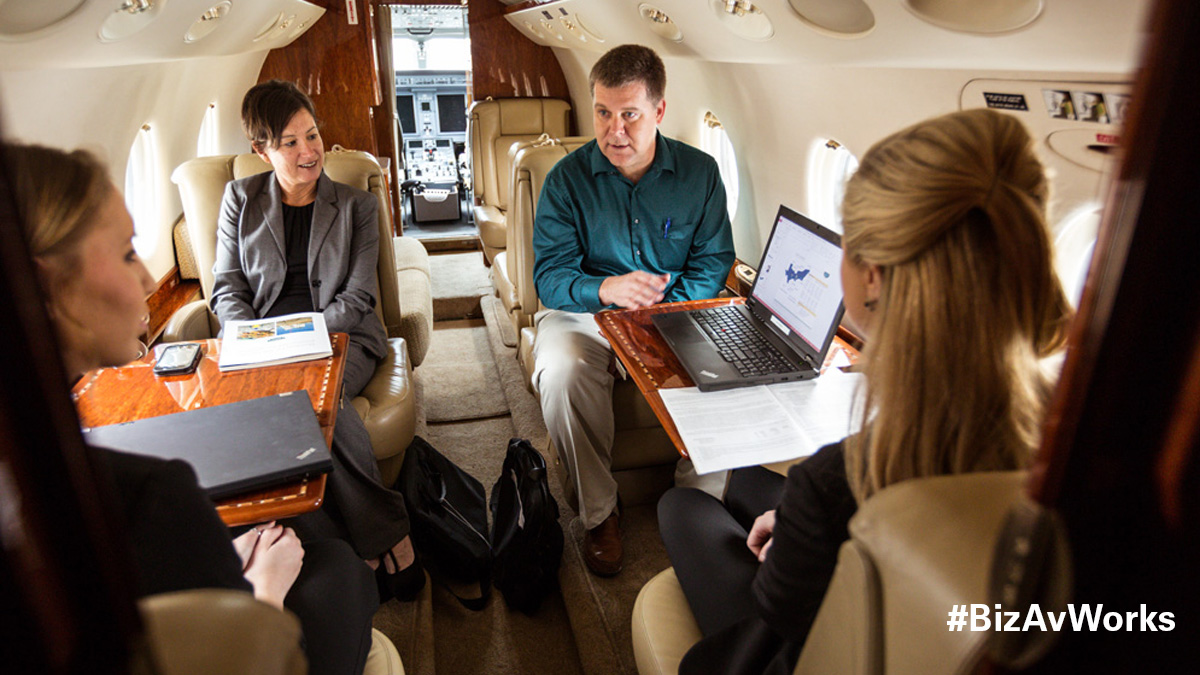 NoPlaneNoGain's tweet photo. Many aircraft have technologies that allow employees to remain in communication throughout the duration of their flight. This can be critical for companies managing a rapidly changing situation. #BizAvWorks https://t.co/nDFyFCC5Mk