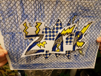 GayleNeil1's tweet image. Great job on your Onomatopoeia Pop Art Xavier! #fmpsdlearningathome @GreelyRRunner @FMPSD