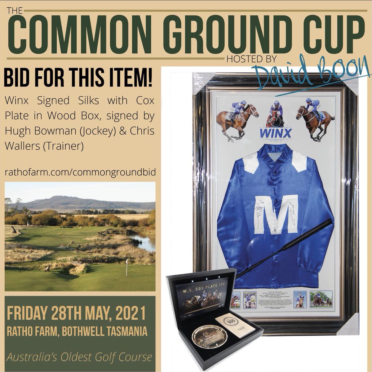 RathoFarm's tweet photo. In conjunction with @salvos Common Ground we are hosting a charity auction featuring original artwork and collectible memorabilia. Bidding for this @winx_horse and other fantastic items closes AEST 8pm tonight;
https://t.co/PEqf1owC9v https://t.co/zS9fasCreQ