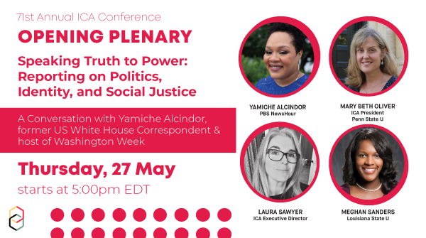 icahdq's tweet photo. Tune in now and watch the Opening Plenary: Speaking Truth to Power: Reporting on Politics, Identity, and Social Justice. A Conversation with Yamiche Alcindor, former US White House Correspondent &amp; host of Washington Week #ICA21 https://t.co/dRN4PJp02h