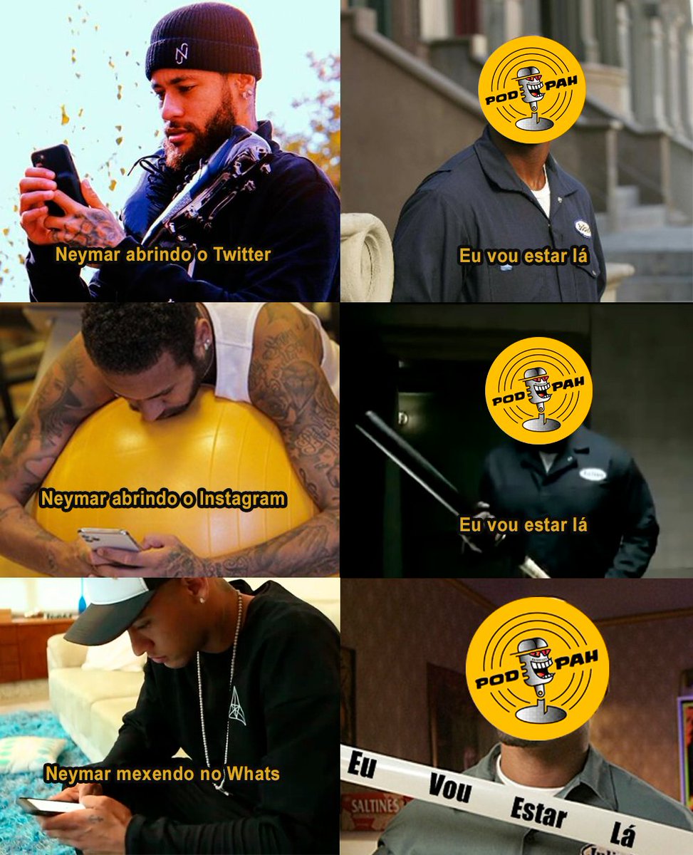 Podpah's tweet photo. ai ai @neymarjr você que nos aguente agora tá #NeymarNoPodpah https://t.co/KwNC2XlnpG