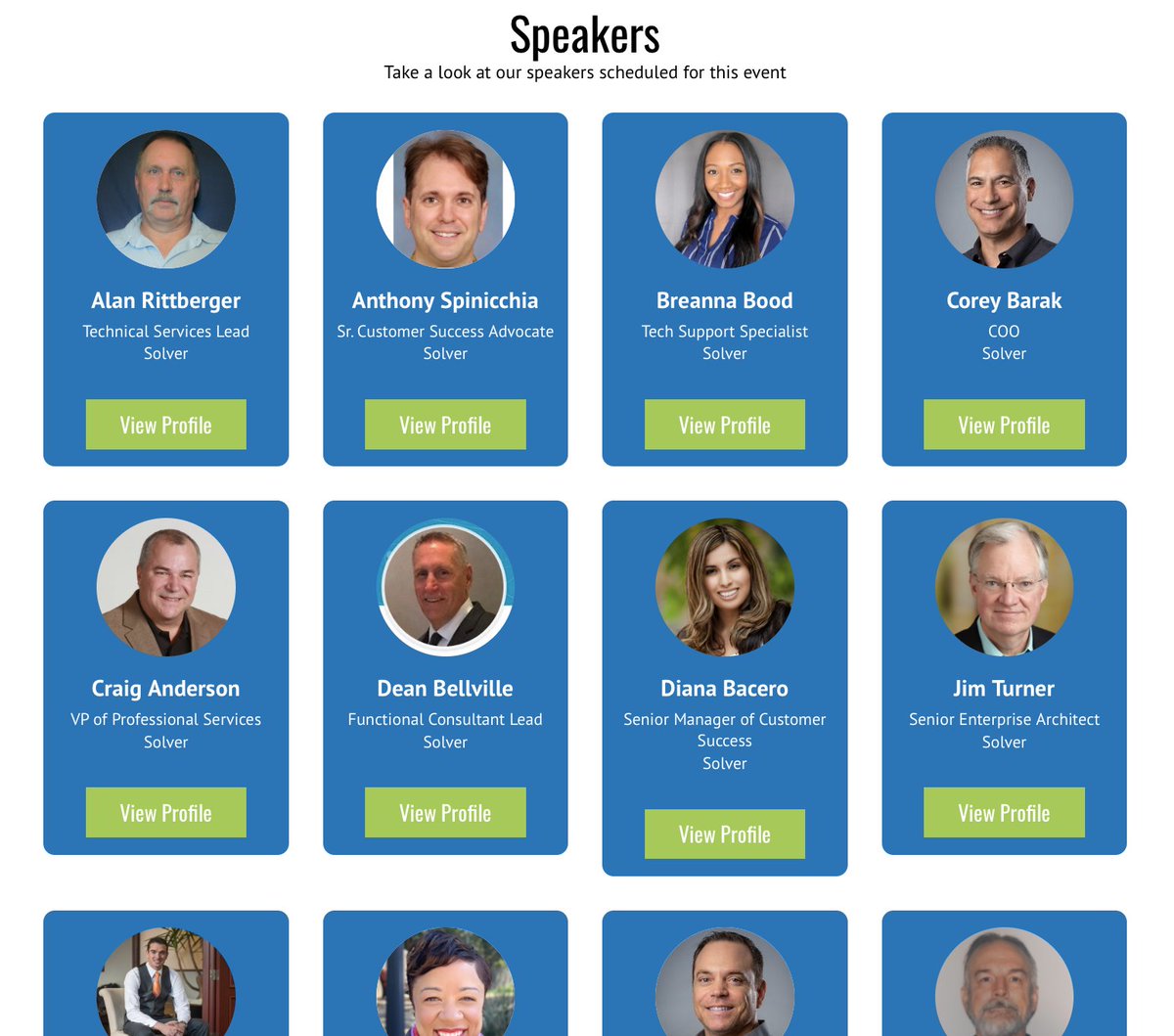 SolverGlobal's tweet image. This year&apos;s #SolverAscend has an impressive 24 speakers -- all of whom are available to help you make the most of your Solver #CPM. View the full lineup here: 
hubs.li/H0Pb-KV0