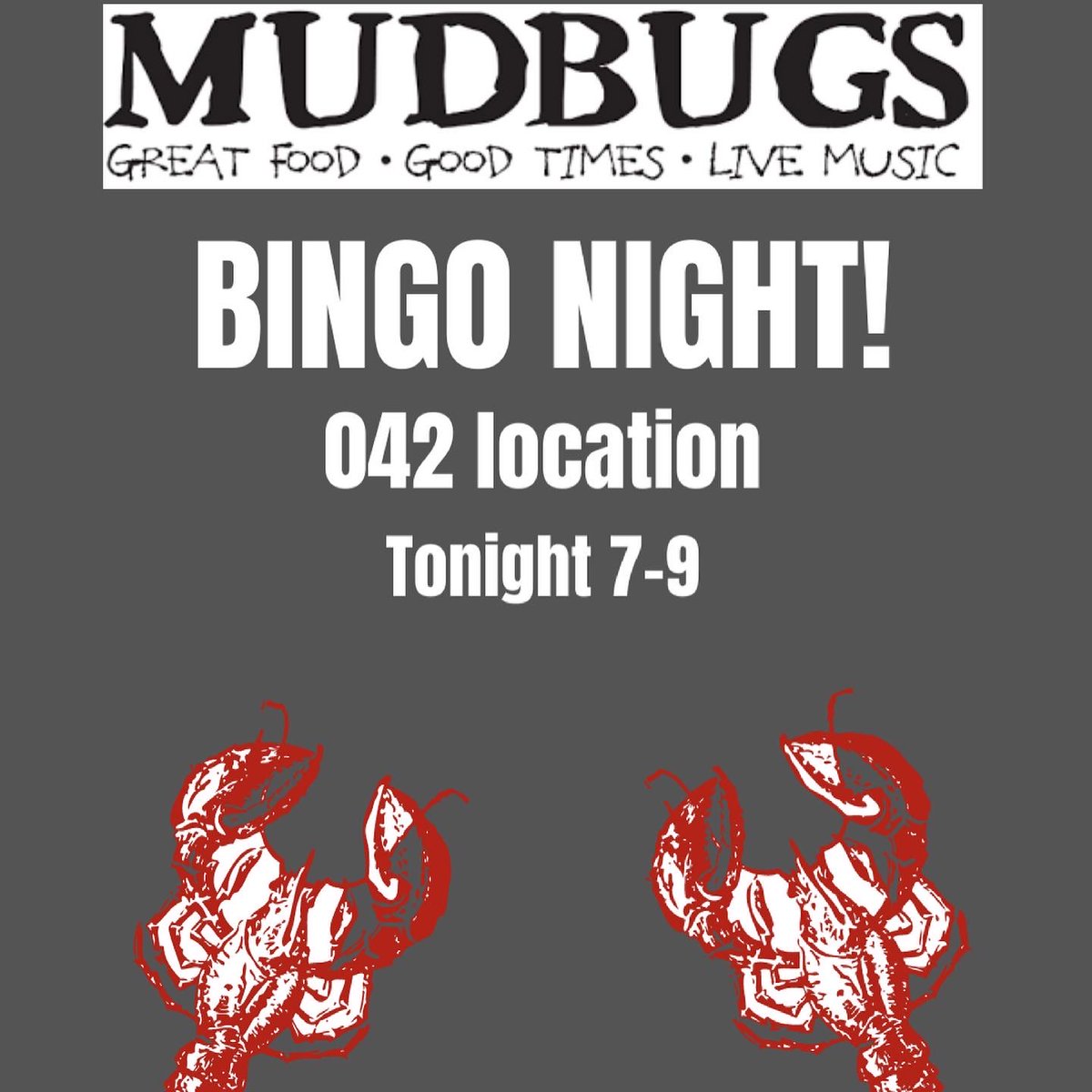 With this heat today, thank goodness it’s Thirsty Thursday!! Time for some crawfish, a bucket special of your favorite cold beer and BINGO!! See y’all starting at 5pm!! #crawfish #shrimp #crablegs #bbq #bbqribs #pulledpork #beer #craftbeer #dinner #greatfood #goodtimes #livemusic