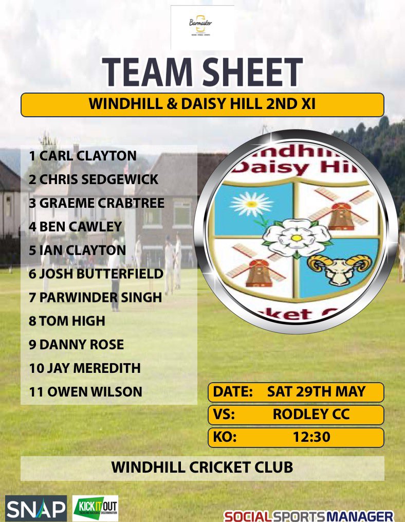 Both teams are locked in for the weekend STILL chasing their first W’s of the season

1st’s at away at Rodley
2nd’s are at home against Rodley 2nd’s

Good luck lads!

#upthehill