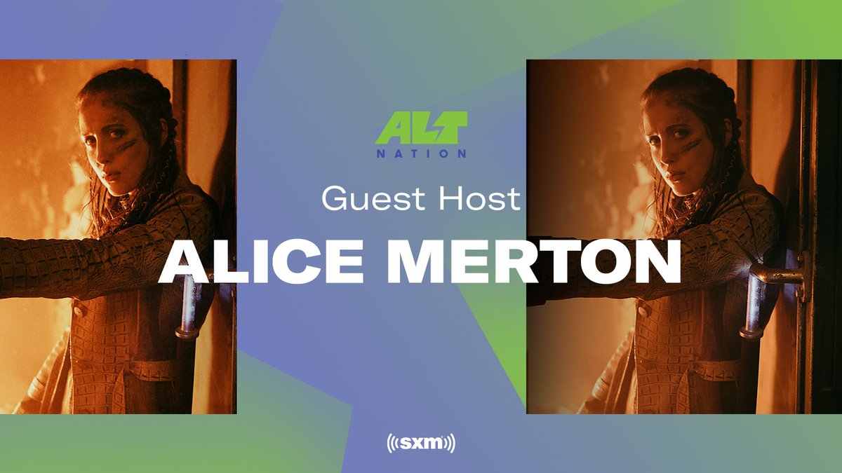 happening now w/replays all weekend, @AliceMerton steps in to guest host w/@RadioMadison on @altnation you can also catch it here whenever you want: siriusxm.us/AliceAltNation