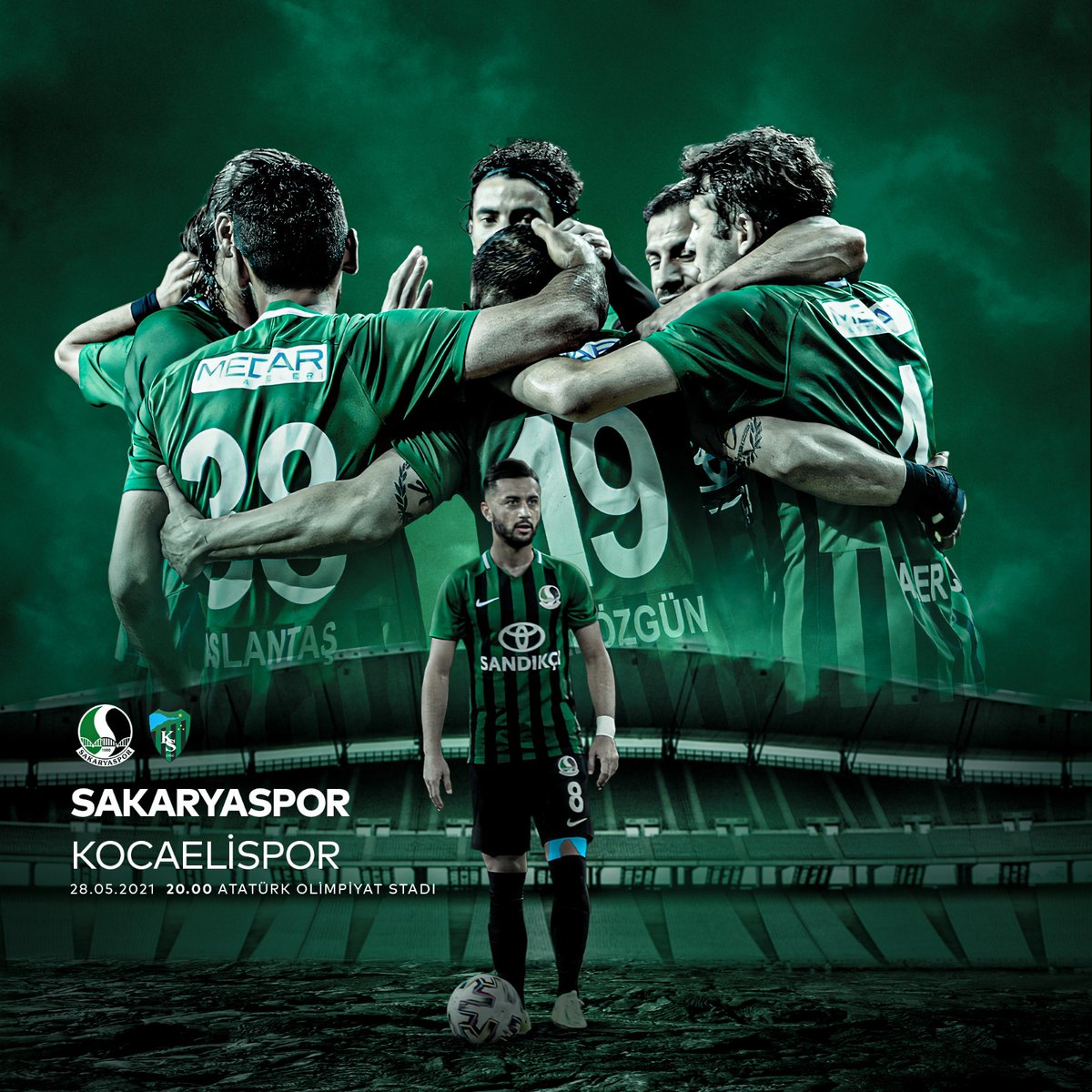 Sakaryaspor's tweet photo. Bugün günlerden Sakaryaspor!

🆚 Sakaryaspor- Kocaelispor 
🕓 20.00
🏟️ Atatürk Olimpiyat Stadı
📺 Smart Spor

#AnadoluGüneşiYenidenDoğuyor https://t.co/Fhh3wYVvTe