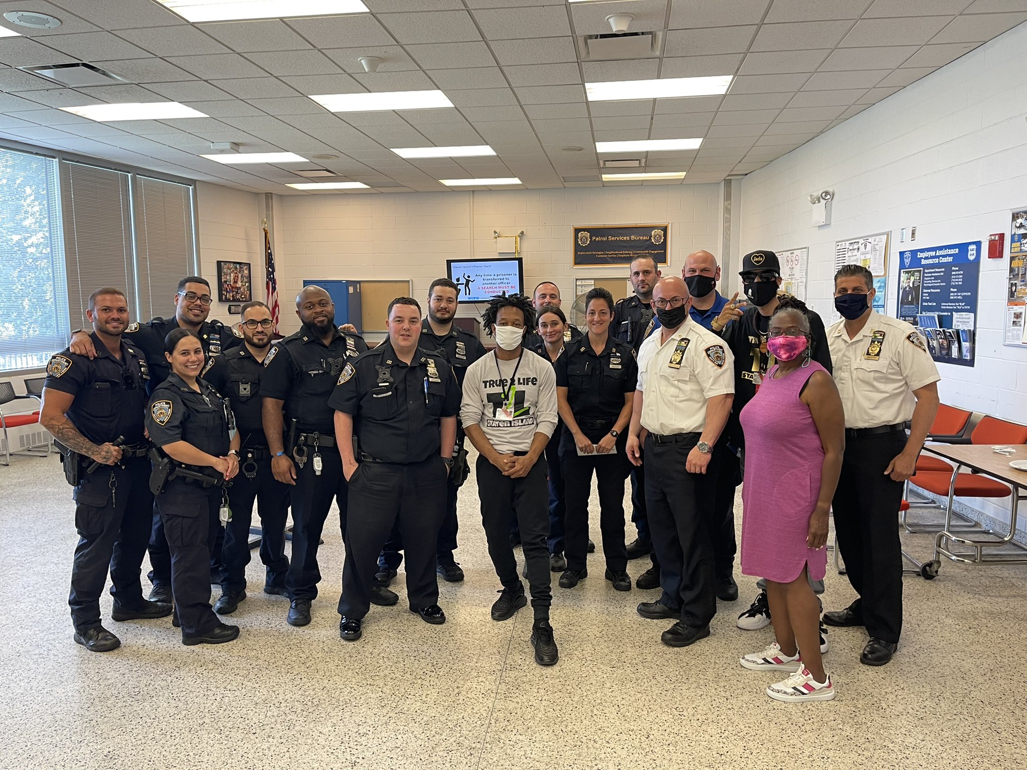 NYPD 121st Precinct on Twitter "Today we had the pleasure of having