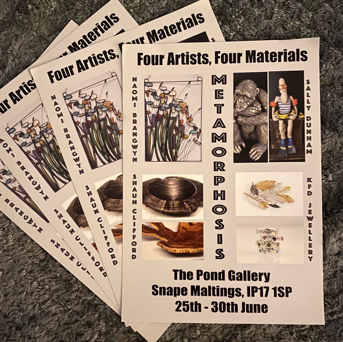 SallyDunhamArt's tweet photo. I am looking forward to bringing my work back to Suffolk for this exhibition. Hope to see you there 😊#snapemaltingsart #snapemaltings #stainedglass #unique #art #artexhibition #snape #suffolk #thingstodoinsuffolk #buyartinsuffolk #sculpture #woodturning #jewellery https://t.co/neel6jMifG