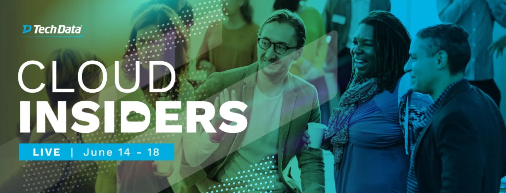 TDSYNNEX_NA's tweet photo. Join us June 14-18 for @TechDataCloud Cloud Insiders LIVE, a virtual event where channel partners can get a stronger pulse on how their customers can benefit from today's evolving cloud computing technology.

Learn more about the event and register: https://t.co/4HDoIZEqQv https://t.co/pF4sHRyIkZ