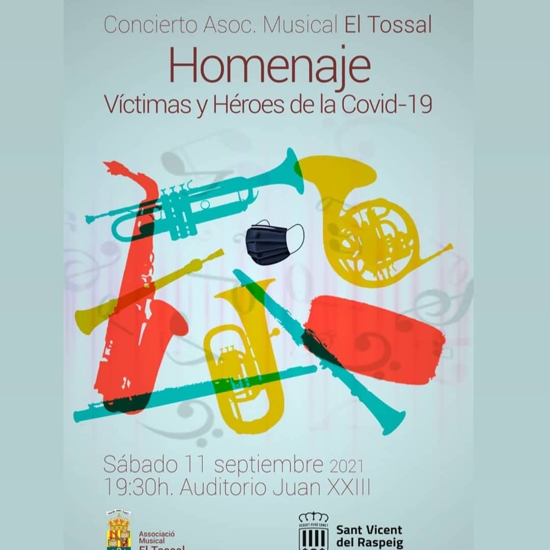 CTossal's tweet photo. ¡EL TOSSAL ORGANIZA UN CONCIERTO HOMENAJE A LAS VICTIMAS Y HÉROES DE LA COVID-19! El Tossal quiere hacer un pequeño reconocimiento a todos aquellos que nos han dejado en este camino, a todos los héroes que ha luchado contra este terrible virus.#culturasegura #conciertohomenaje https://t.co/qvfDv6r8Aa