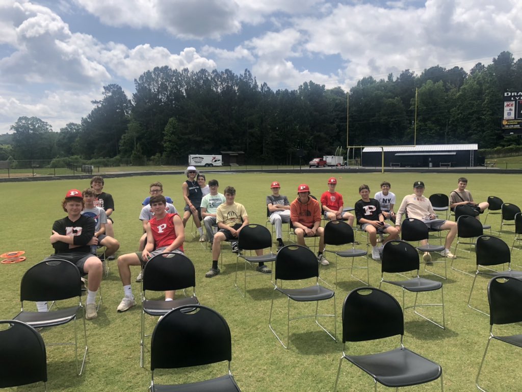 Thank you <a href="/Pepperell_BSB/">Pepperell Baseball</a> for setting out the chairs for graduation!