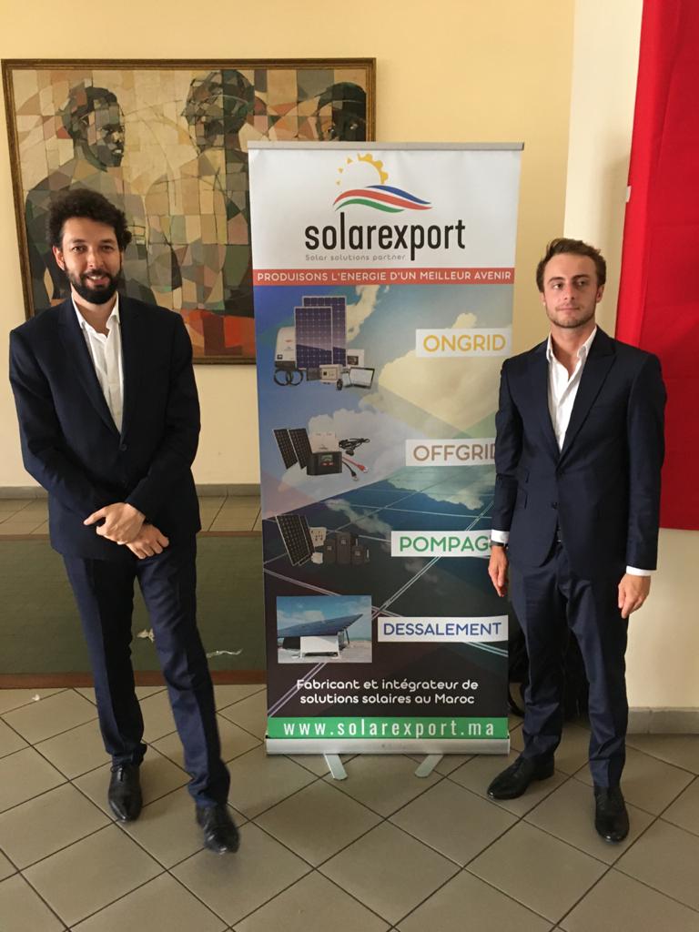 fouadhousni's tweet photo. Après les rencontres africaines de l’efficacité énergétique à #casablanca, @SolarexportMA est aujourd’hui présente aux #JNECOENERGIE à #abidjan !
Jour 1 du salon pour notre équipe sur place sur le stand de la #fenelec. https://t.co/oIHZ9E4cbc