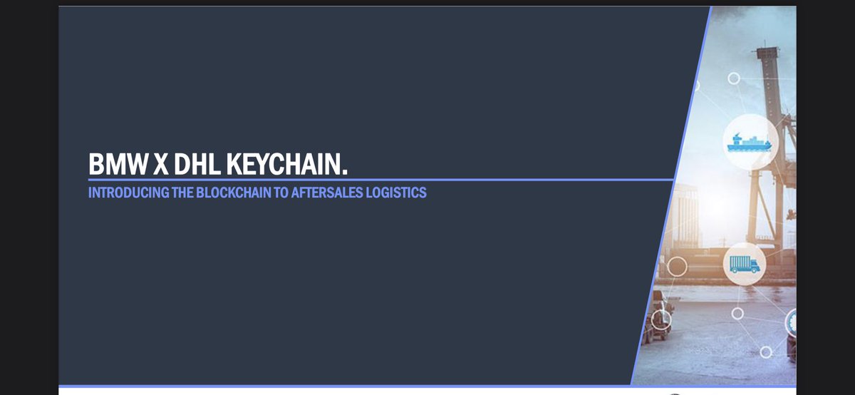 fatiebomba's tweet photo. VeChain x DHL x BMW

What do we have here?👀

https://t.co/tu5aN8cLhO

@vechainofficial #VeChain

$VET $VTHO $BTC https://t.co/nTDHwoxrsl