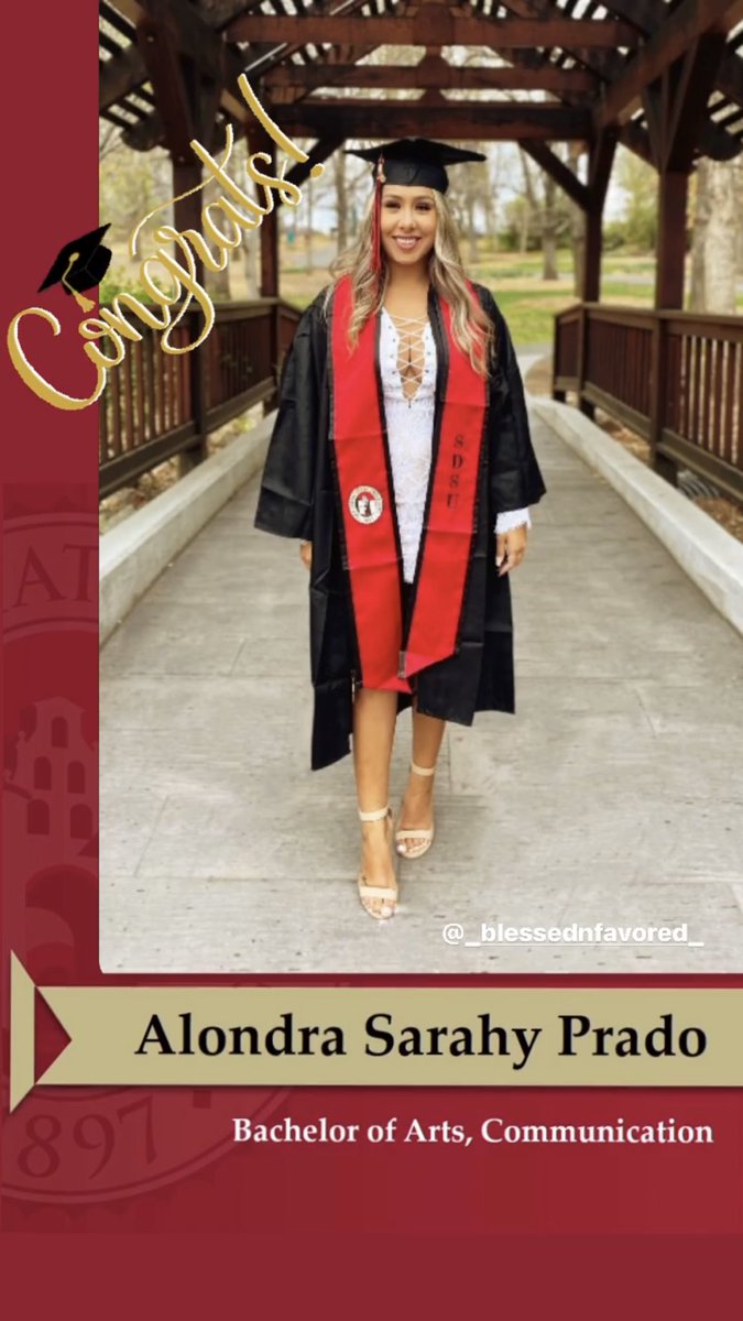 Congrats to my younger sister on her graduation from <a href="/SDSU/">San Diego State University</a> #SDSUGRAD