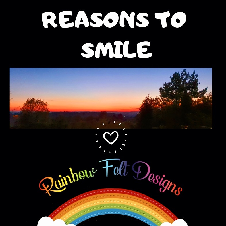Rainbowfeltdes1's tweet photo. Over at the Rainbow Workshop we love a good sunset picture, this one we took last night makes us smile! What has made you smile today? #findmeonfacebook #findmeonetsy #rainbowfeltdesigns #smiles #smilemore #happypost #shareyours #share https://t.co/zsHM7To8J7