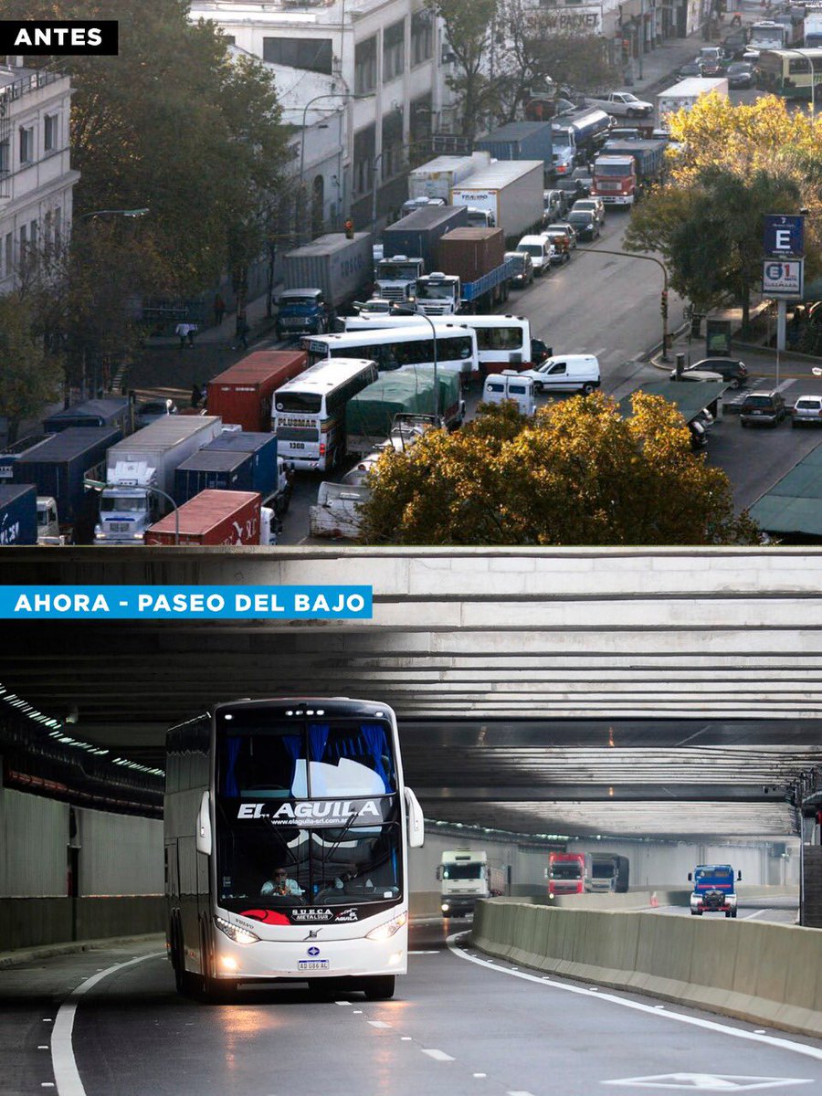 Guillodietrich's tweet photo. Hace 2 años inauguramos el Paseo del Bajo. Una obra prometida por décadas que planificamos, empezamos y terminamos. Con foco, transparencia y mucho trabajo transformamos la vida de muchos argentinos que disfrutan del tiempo que se ahorran y de las mejoras en el entorno. https://t.co/aJQrDe6wwu