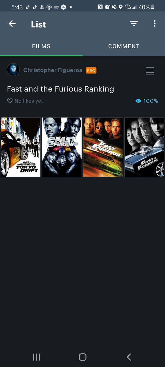 matinee_midweek's tweet photo. A little recap of @Figz21K #RoadtoFast9 ranking for the #FastSaga #Fast9
We'll be watching and discussing #Fast5 TONIGHT if anyone has questions or comments on Fast 5. https://t.co/Muf4z5m5gN