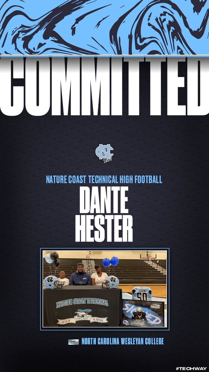 NCTAthletics's tweet image. Very proud of @DanteH50
@NCT_Admin @Coast_fb
#Techway #Sharknation