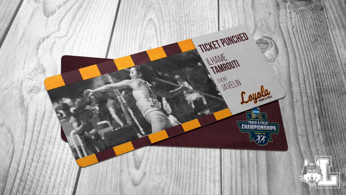 Next stop ➡️ TrackTown, USA!

Ilhame Tamrouti breaks her own school record in the javelin with a throw of 166-06 (50.74m) to become only the second #Loyola thrower in program history to qualify for the #NCAATF Championships!

#OnwardLU #MVCTF