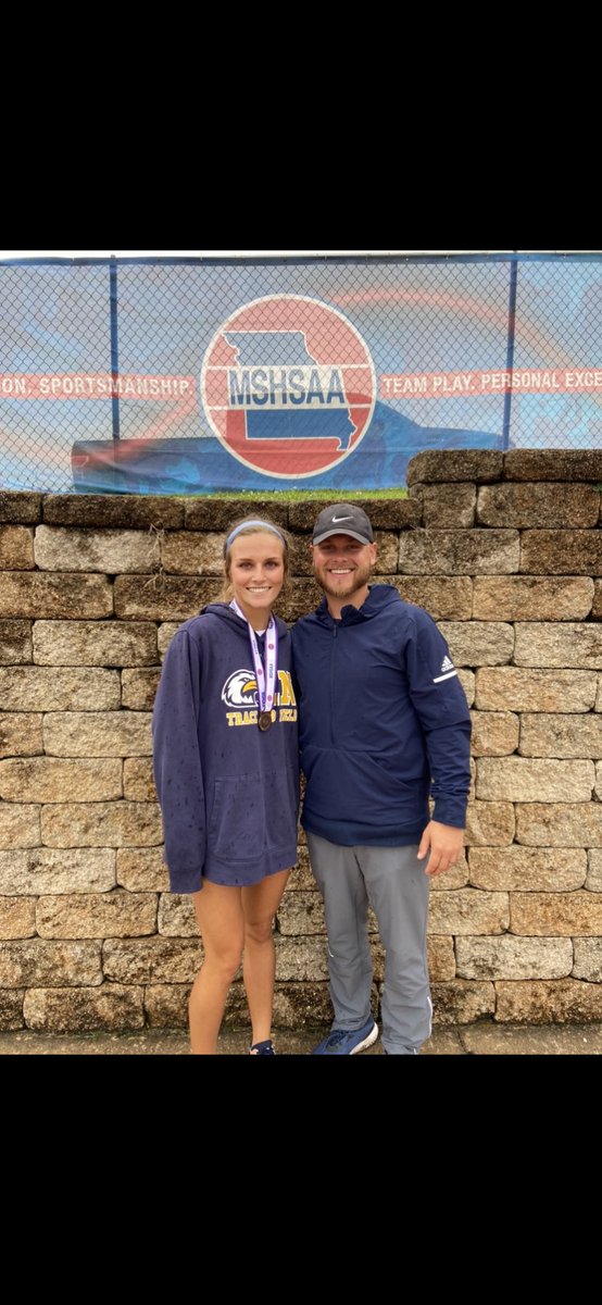 A very bittersweet day for me. It has been so much fun coaching <a href="/_oliviahenkel_/">liv</a> the last 3 years. 2x All-State Medalist, School Recorder Holder and now a Collegiate Jumper. Forever proud of you Liv. 

<a href="/LNEagleTF/">LNHS Track & Field</a>