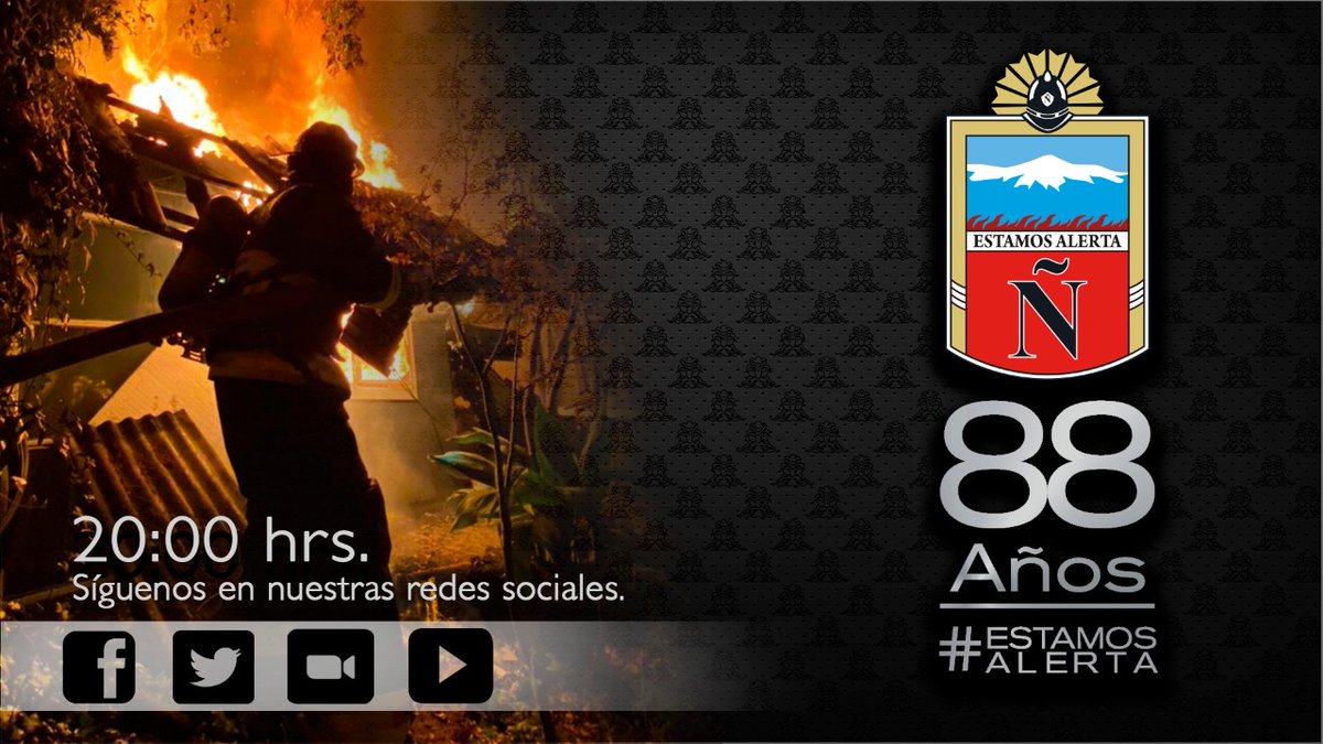 Los dejamos invitados a seguir la transmisión de la ceremonia por nuestro 88 aniversario a través de nuestras redes sociales #EstamosAlerta