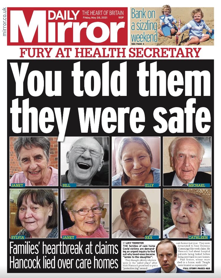 PippaCrerar's tweet photo. Friday’s @DailyMirror front page: You told them they were safe https://t.co/J2lP1QbQWz https://t.co/ZfwO9OX2HX