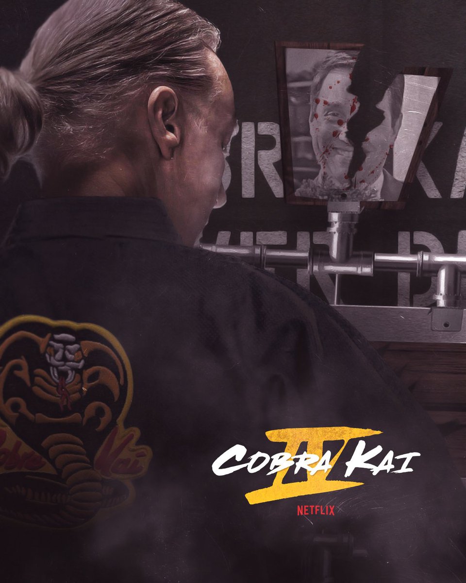 LetsBeWater's tweet photo. "If a man can't see.  He can't fight"

#CobraKai #CobraKaiSeason4 https://t.co/Kr6MV3GuE2