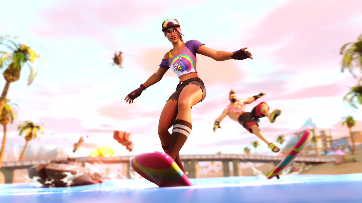 SenixFN's tweet image. My summer map is here!

🏖️Summer Beach Royale

The ultimate summer fun awaits you! Drive with boards, boats and cars or fly around with the new choppas and planes! 

Code: 8532-9084-8140

📸@gameshed_  
#CreativeSummer 
@FNCreate @Flak @MajorasMidna #FortniteCreative