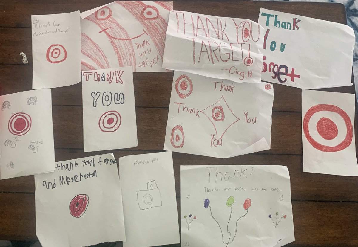 Jeremy Screeton (@j_screetontgt) on Twitter photo We were able to donate a gift card to Glenwood park for their field day. We got these thoughtful thank you cards in return. <a href="/PetersenThomasH/">Thomas Petersen</a> @ErinHostinsky <a href="/veramay11/">April Bengert</a> We were able to donate a gift card to Glenwood park for their field day. We got these thoughtful thank you cards in return. <a href="/PetersenThomasH/">Thomas Petersen</a> @ErinHostinsky <a href="/veramay11/">April Bengert</a>